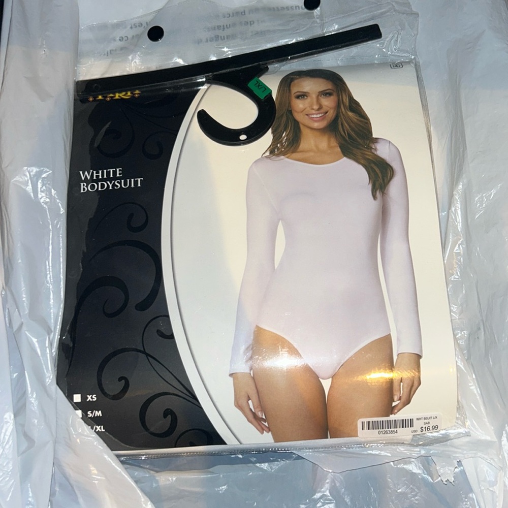 Spirit Halloween White Bodysuit